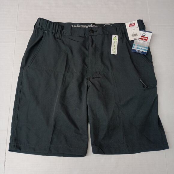 Wrangler Mens Field Utility Shorts Size 38 Black Relaxed Fit - Picture 1 of 5